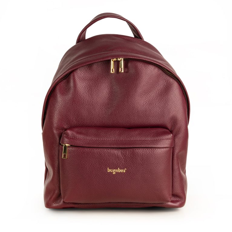 Luxury BugNBus Cabernet Urbano Calf Leather Backpack