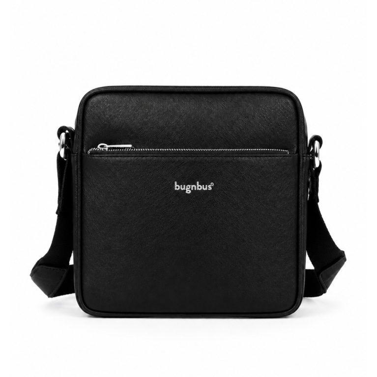 Geantă Crossbody din Piele Naturală BugnBus Urban Noir